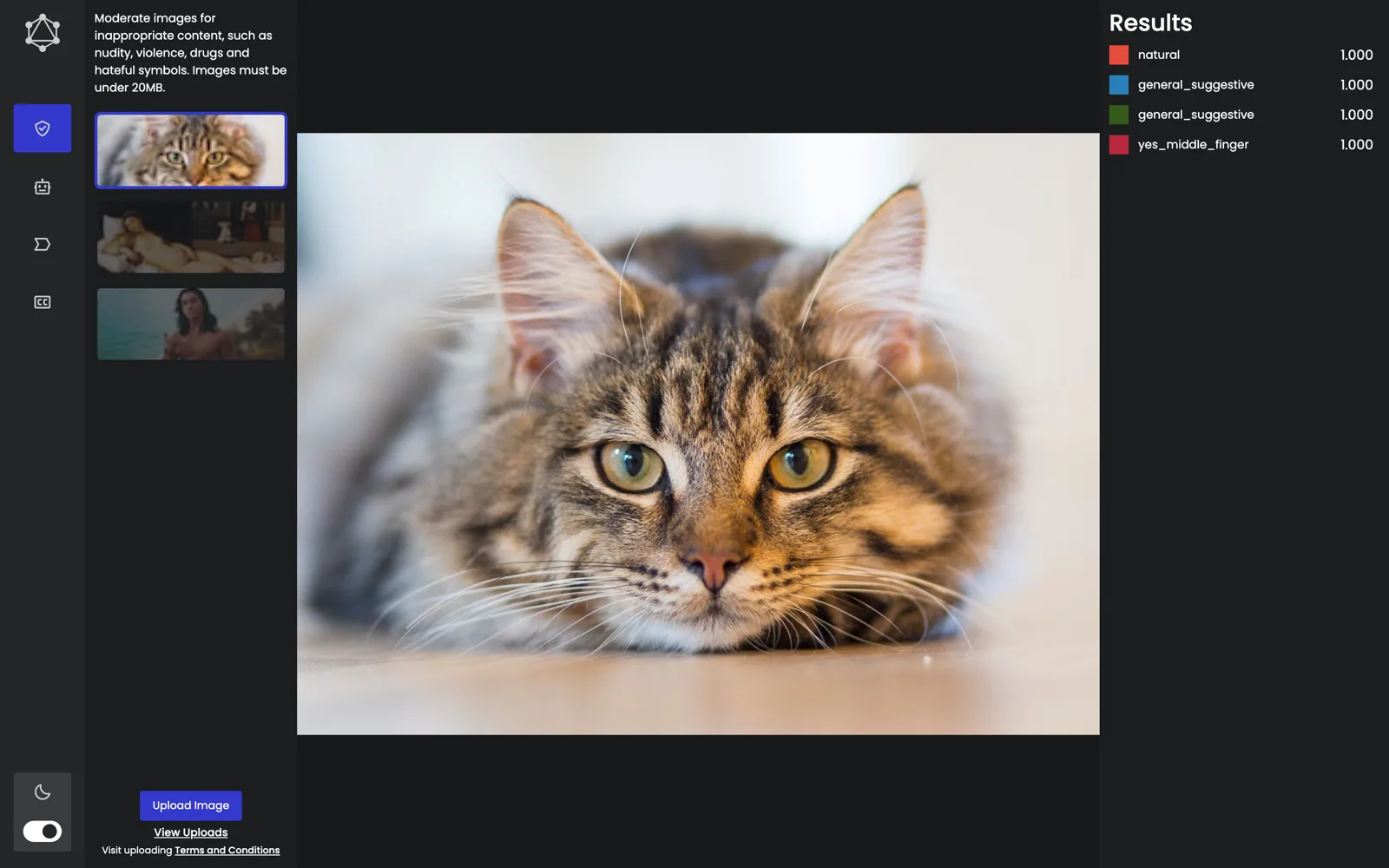 Screenshot of ModelPubSub